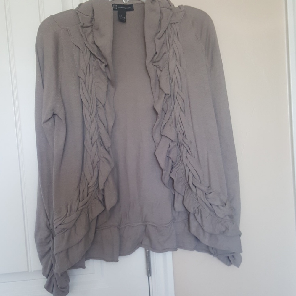 INC Tan cardigan